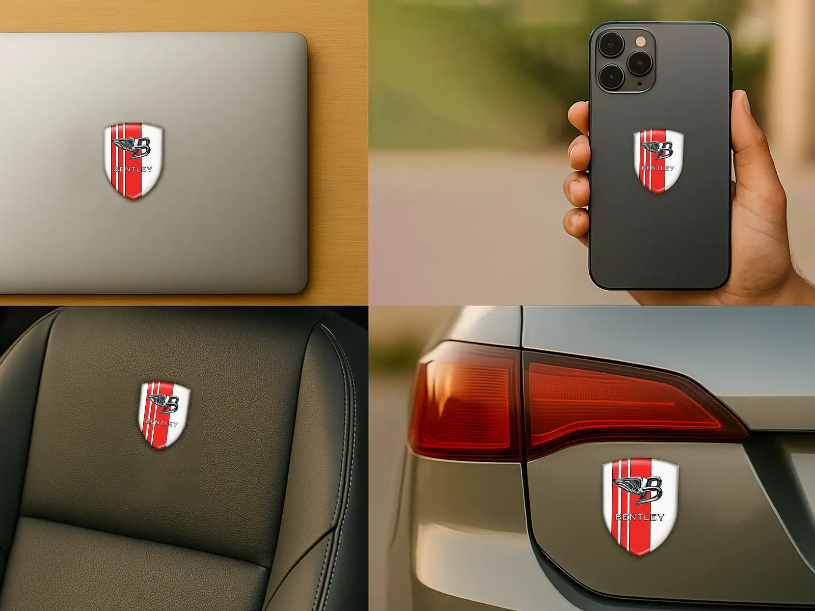 Bentley Pegatinas Negocio Personalizadas Edición Deporte Estrella